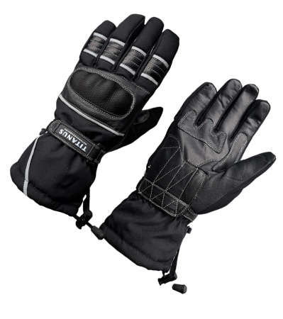 ECHIPAMENTE - Manusi moto SM Racewear Titanus - piele naturala dublata, membrana waterproof, izolatie Thinsulate si elemente reflectorizante