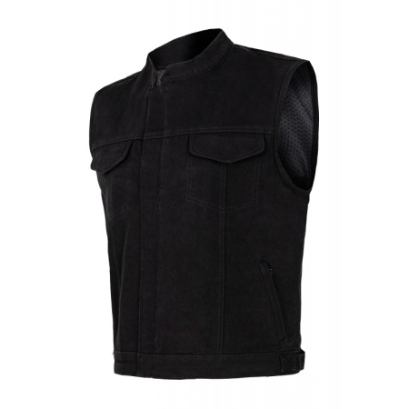 Veste - Vesta moto SM Racewear Concho Denim - fermoare si capse metalice