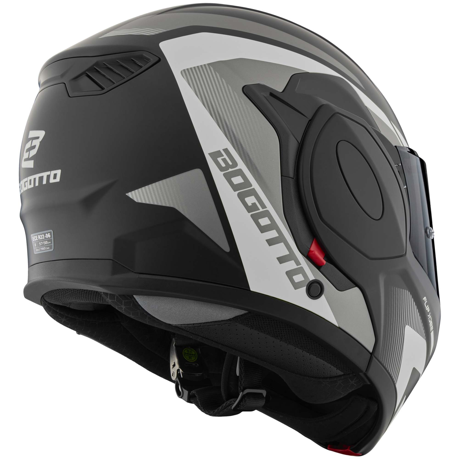 Casca moto Flip-Back, Bogotto FS-X600 Atyr cu Ochelari Soare Integrati [5]