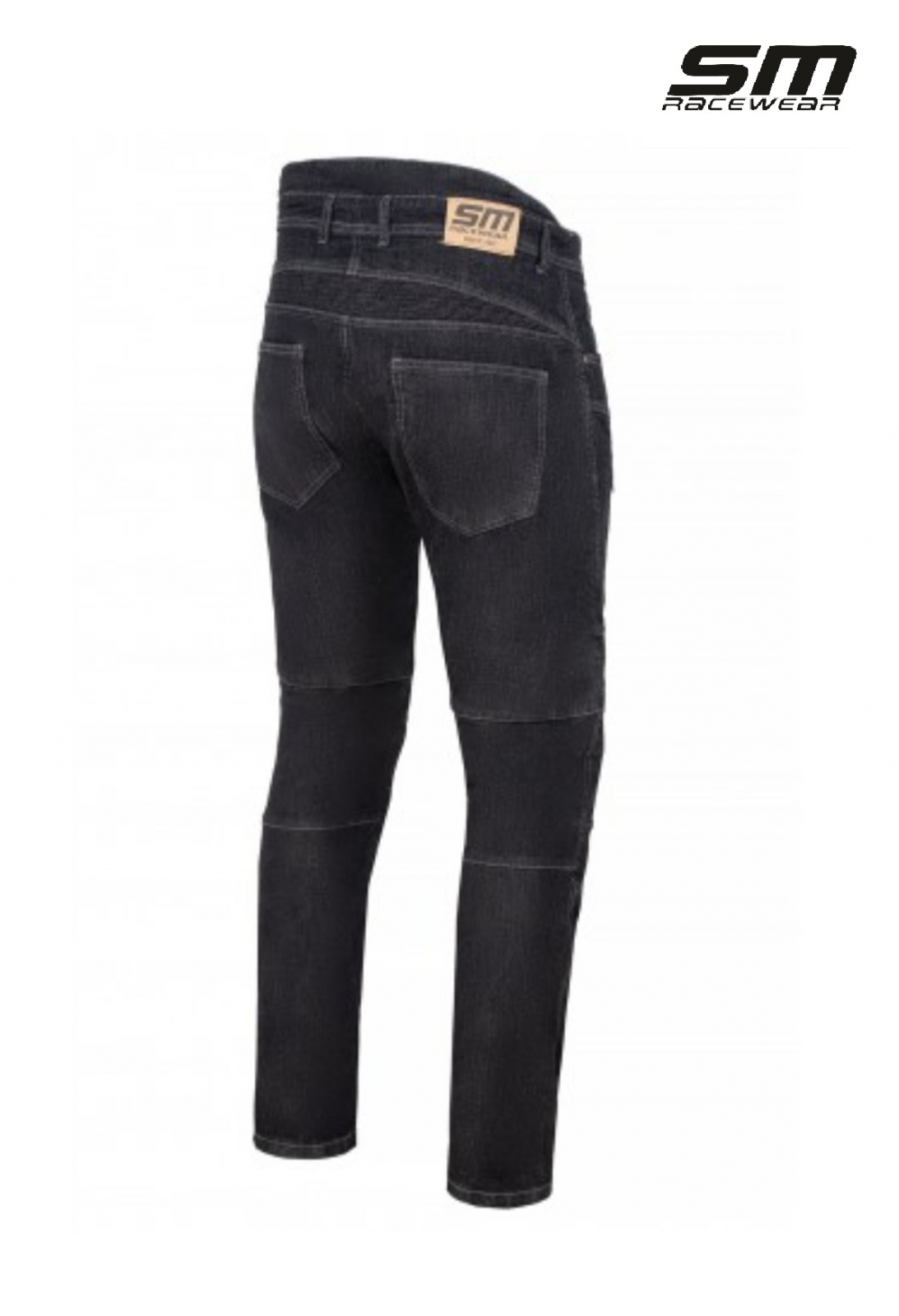 Blugi moto SM Racewear Chaser - Barbati - Urban - Protectii CE - Material rezistent la abraziune (Kevlar/Aramida) - Albastru/Negru [3]
