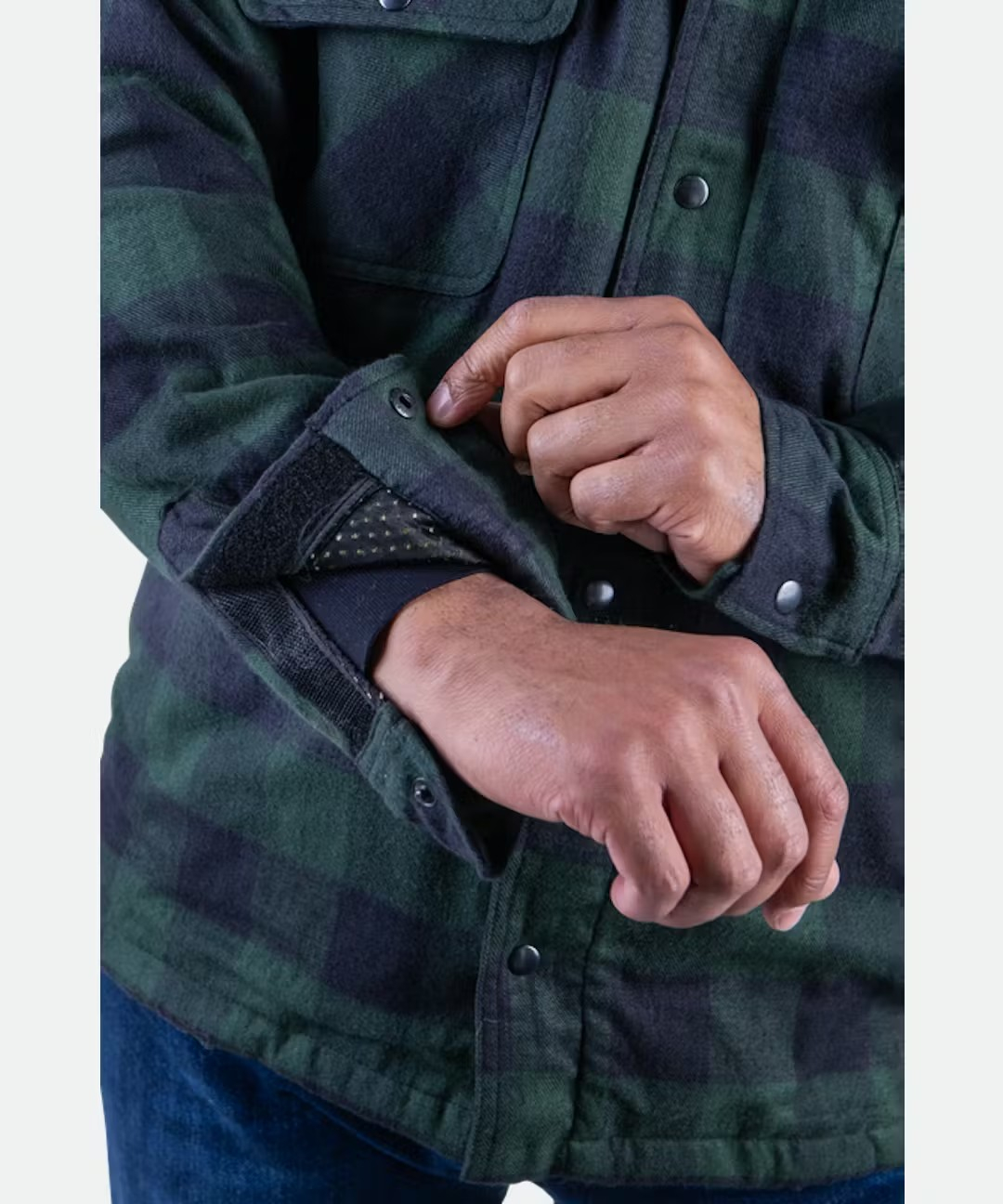 Camasa moto Course Thunder - Aramida integral, protectii CE umeri/coate/coloana, inchidere fermoar + capse [5]