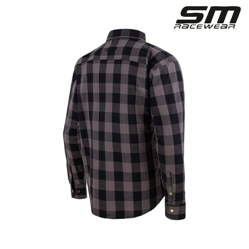 Camasa moto SM Racewear Renegade - Kevlar integral, protectii CE umeri/coate/coloana, inchidere fermoar + capse - Diverse culori [1]