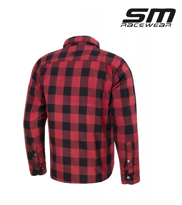 Camasa moto SM Racewear Renegade - Kevlar integral, protectii CE umeri/coate/coloana, inchidere fermoar + capse - Diverse culori [3]