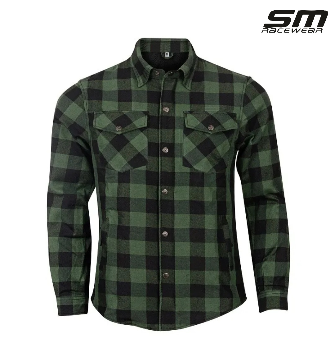 Camasa moto SM Racewear Renegade - Kevlar integral, protectii CE umeri/coate/coloana, inchidere fermoar + capse - Diverse culori [6]