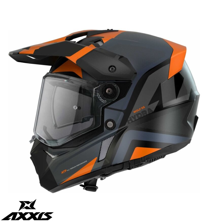 Casca moto adventure Axxis Wolf DS Roadrunner -Touring/Off-Road - ECE/DOT [1]