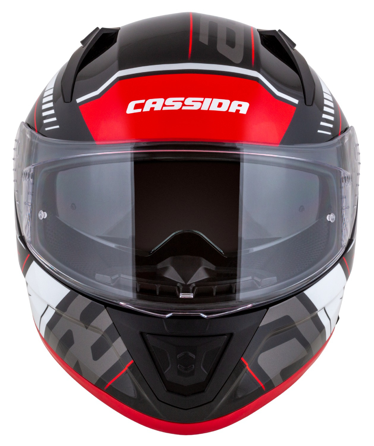 Casca integrala Cassida Aero Drome - Negru-Rosu-Alb Omologare ECE 22.06. [3]