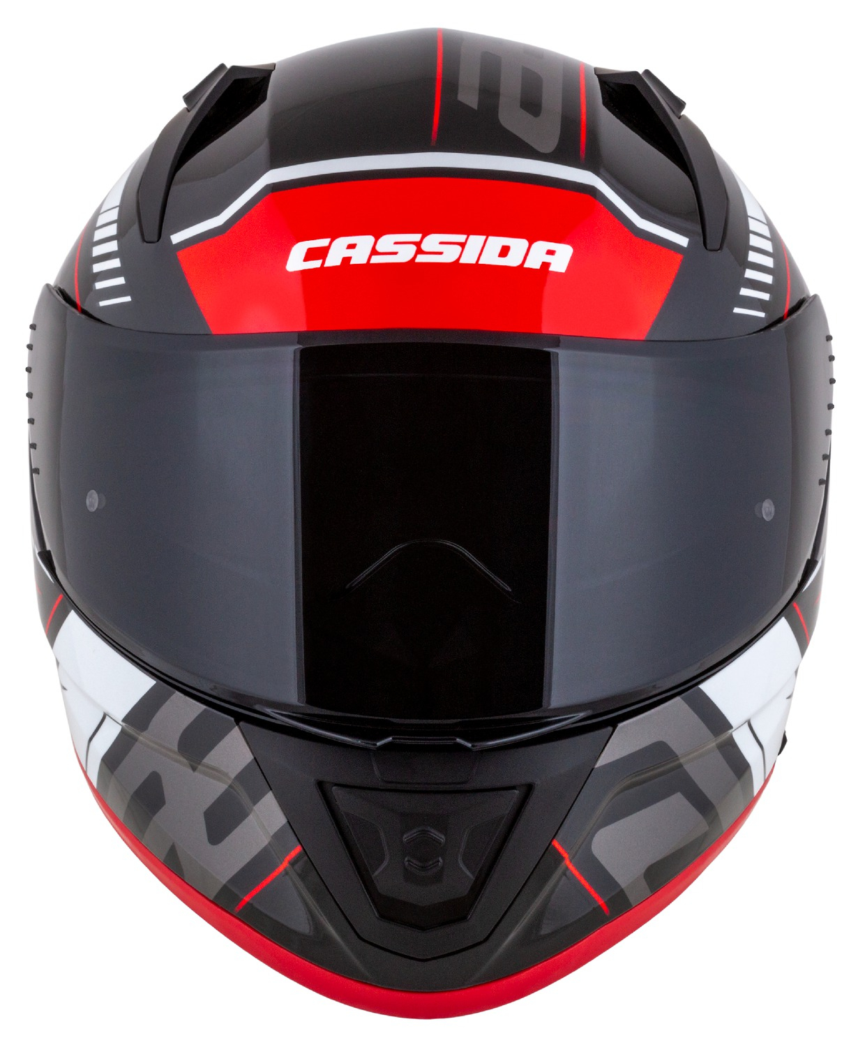 Casca integrala Cassida Aero Drome - Negru-Rosu-Alb Omologare ECE 22.06. [2]