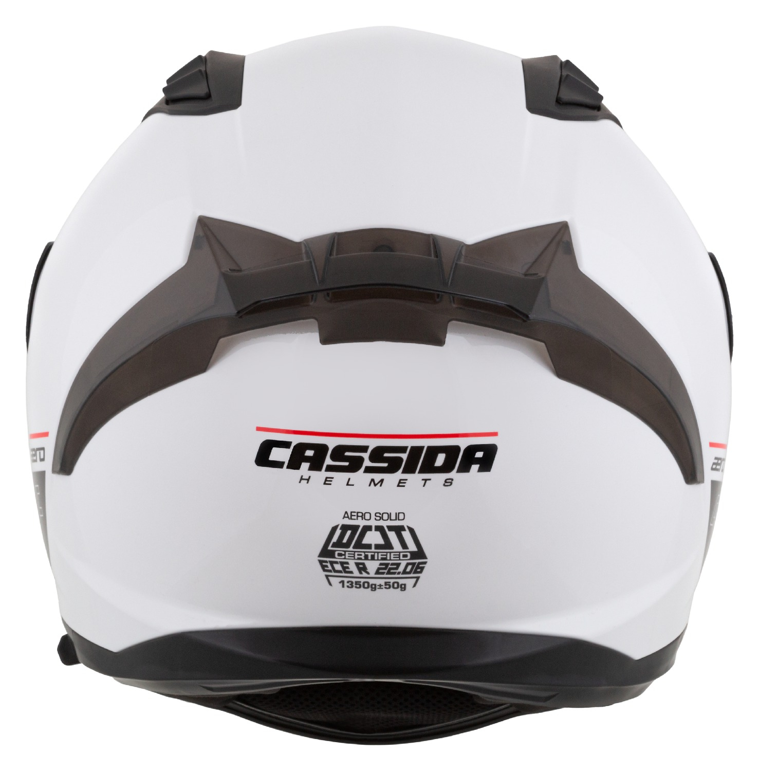 Casca integrala Cassida Aero Solid - Alb-Negru Omologare ECE 22.06. [1]