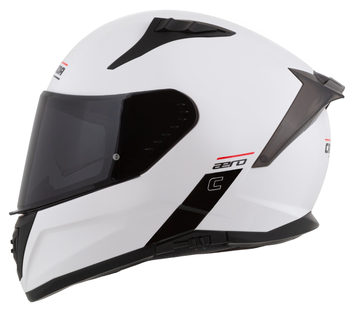 Casca integrala Cassida Aero Solid - Alb-Negru Omologare ECE 22.06. [8]