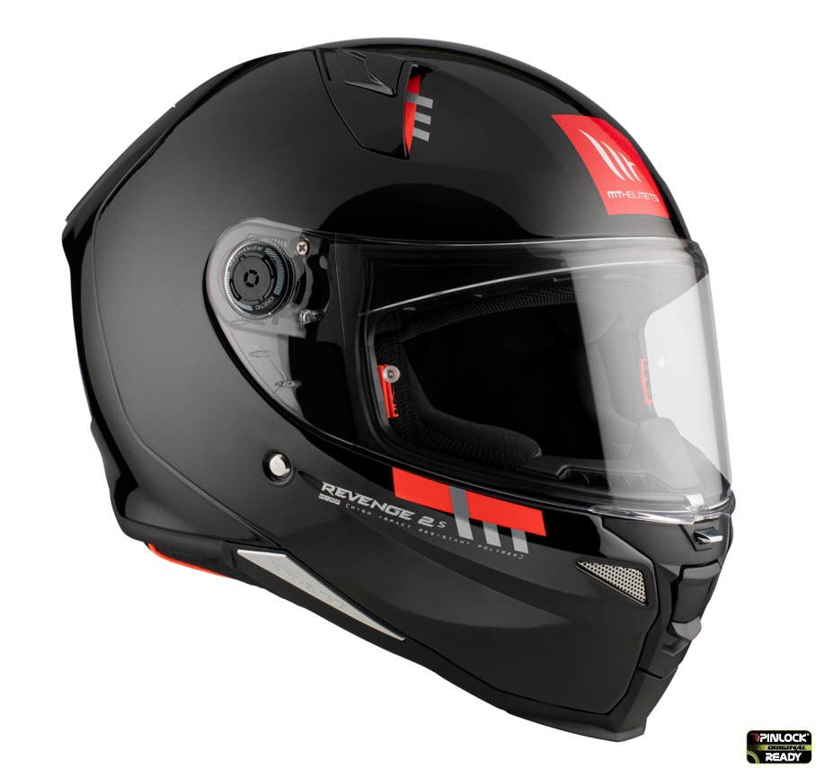 Casca moto integrala MT Revenge 2 S A1 - Negru Lucios, ECE 22.06/DOT [3]