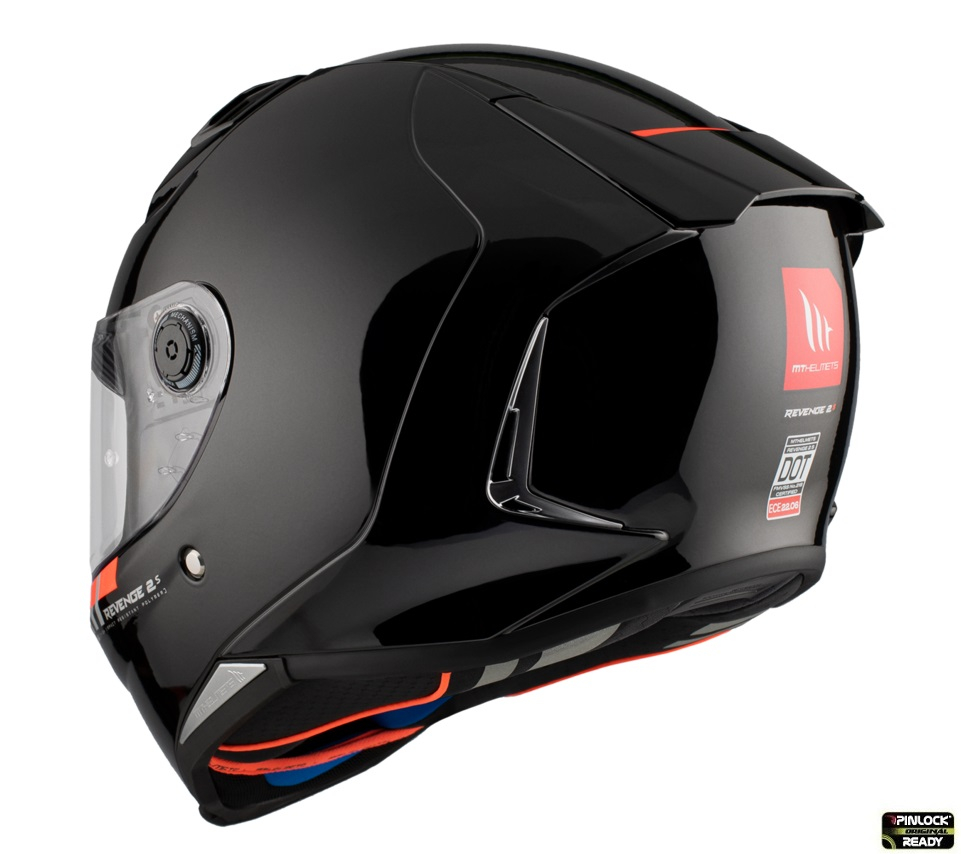 Casca moto integrala MT Revenge 2 S A1 - Negru Lucios, ECE 22.06/DOT [7]