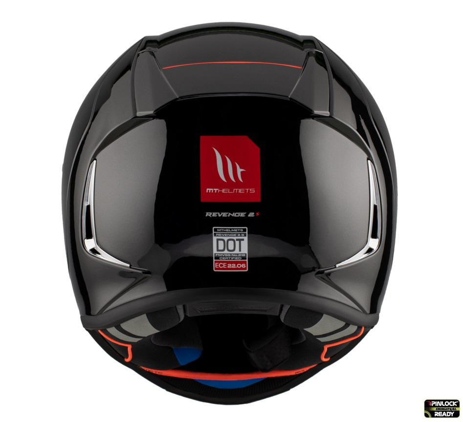 Casca moto integrala MT Revenge 2 S A1 - Negru Lucios, ECE 22.06/DOT [6]