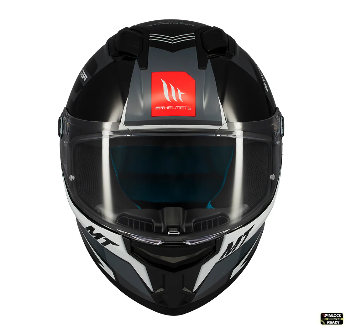 Casca integrala MT Stinger 2 Tron B12 negru/gri lucios - tip viziera: MT-V-28B [2]