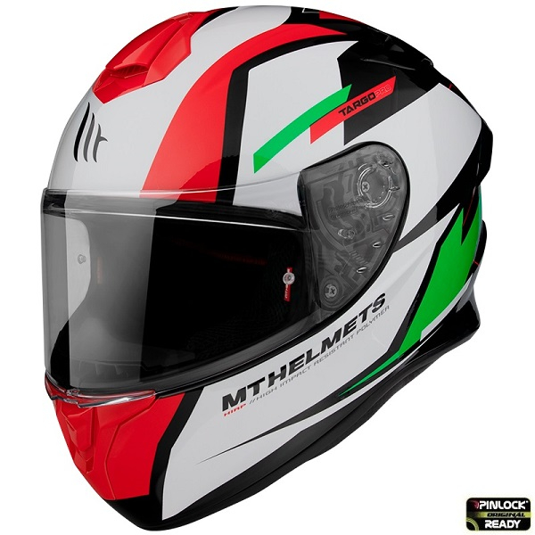 Casca moto integrala MT Targo Pro Sound - Verde Lucios - ABS, ECE/DOT [1]
