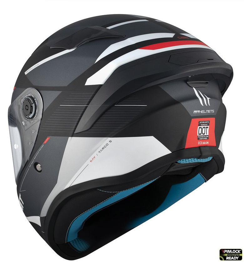 Casca integrala MT Targo S A12 - Siguranta ECE 22.06 - Design Sportiv [16]