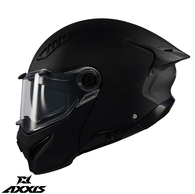 Casca modulabila (flip-up) Axxis GhostFighter SV A1 negru mat (ochelari soare integrati) Pinlock Ready - tip viziera: MT-V-36 [2]