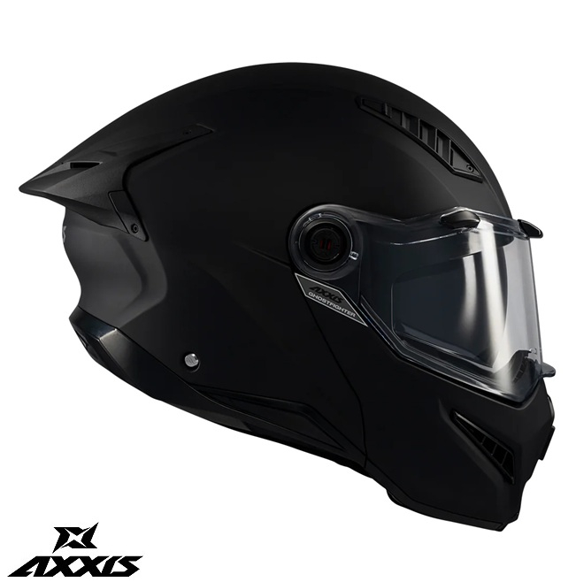 Casca modulabila (flip-up) Axxis GhostFighter SV A1 negru mat (ochelari soare integrati) Pinlock Ready - tip viziera: MT-V-36 [5]