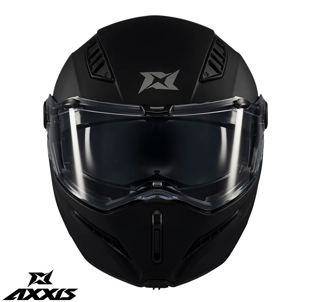 Casca modulabila (flip-up) Axxis GhostFighter SV A1 negru mat (ochelari soare integrati) Pinlock Ready - tip viziera: MT-V-36 [4]