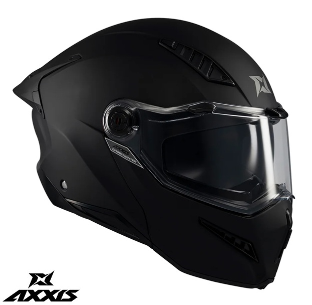 Casca modulabila (flip-up) Axxis GhostFighter SV A1 negru mat (ochelari soare integrati) Pinlock Ready - tip viziera: MT-V-36 [3]