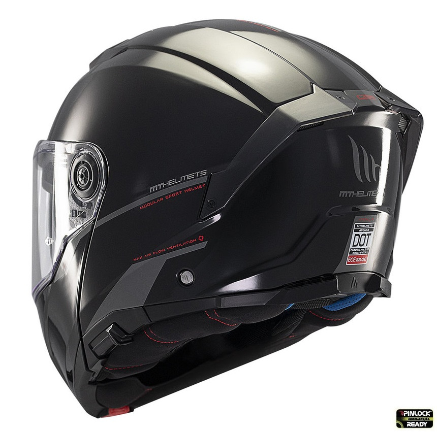 Casca moto MT Atom 2 SV A1 - Flip-Up, Pinlock Ready, HIRP - ECE 22.06/DOT [6]