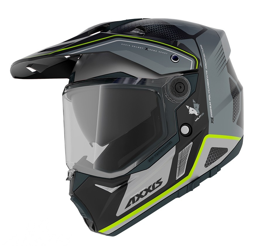 Casca moto adventure Axxis Wolf DS Roadrunner -Touring/Off-Road - ECE/DOT [3]