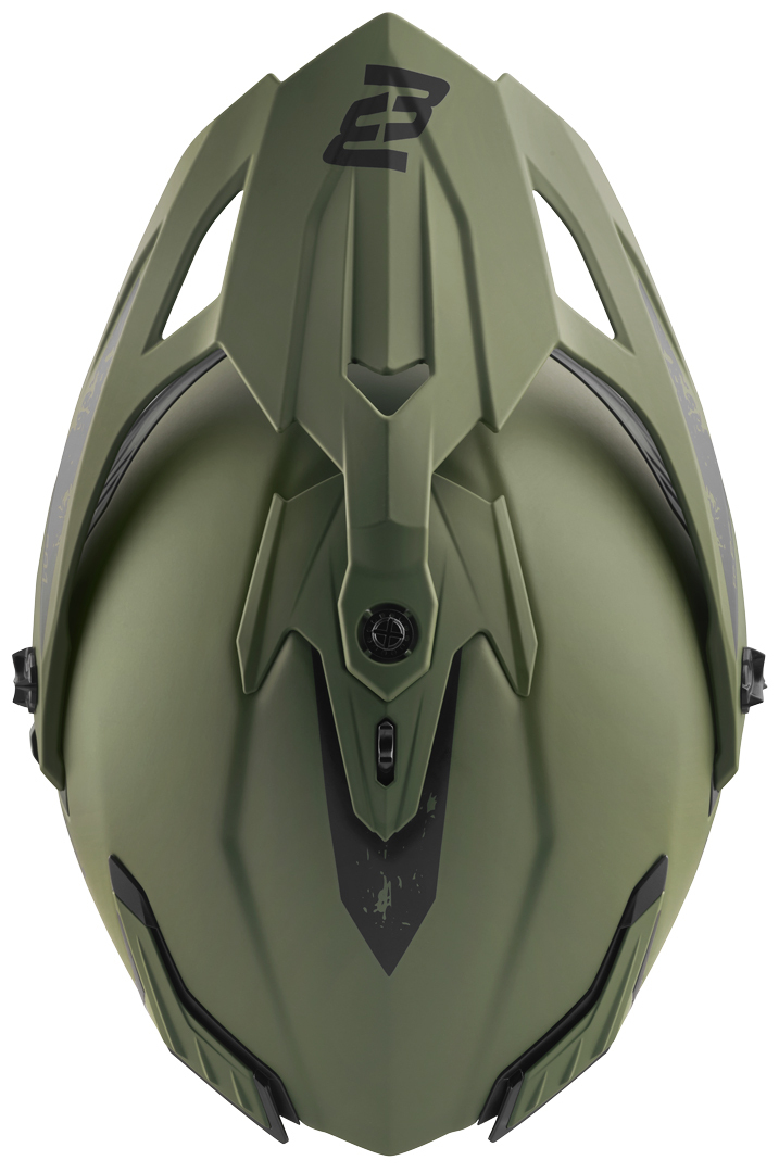 Cască moto cross-adventure-atv Bogotto FG-601 Duo Enduro Fiberglass Off-Road ECE 22.06 - Ochelari de soare integrati, fibra de sticla [4]