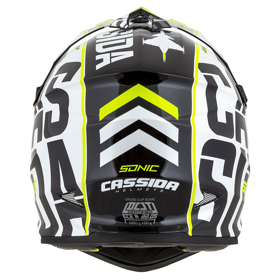 Casca moto enduro/atv Cassida Cross Cup Sonic - Design Aerodinamic, Interior Detasabil [3]