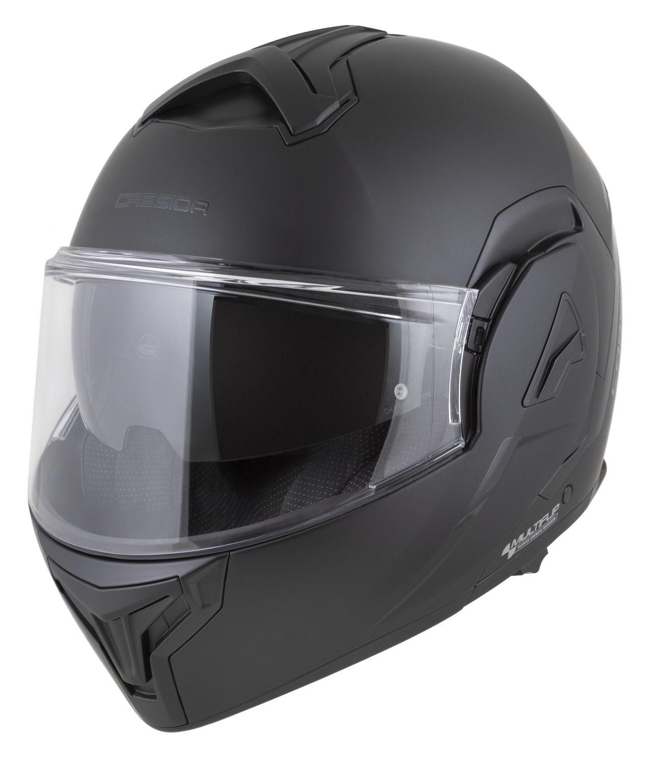Casca moto Flip-Back, Cassida Black Out Multiflip Solid cu Ochelari Soare Integrati [21]