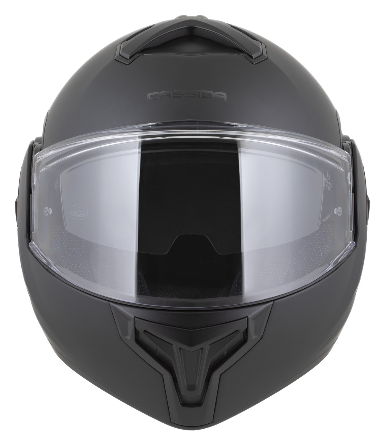 Casca moto Flip-Back, Cassida Black Out Multiflip Solid cu Ochelari Soare Integrati [26]