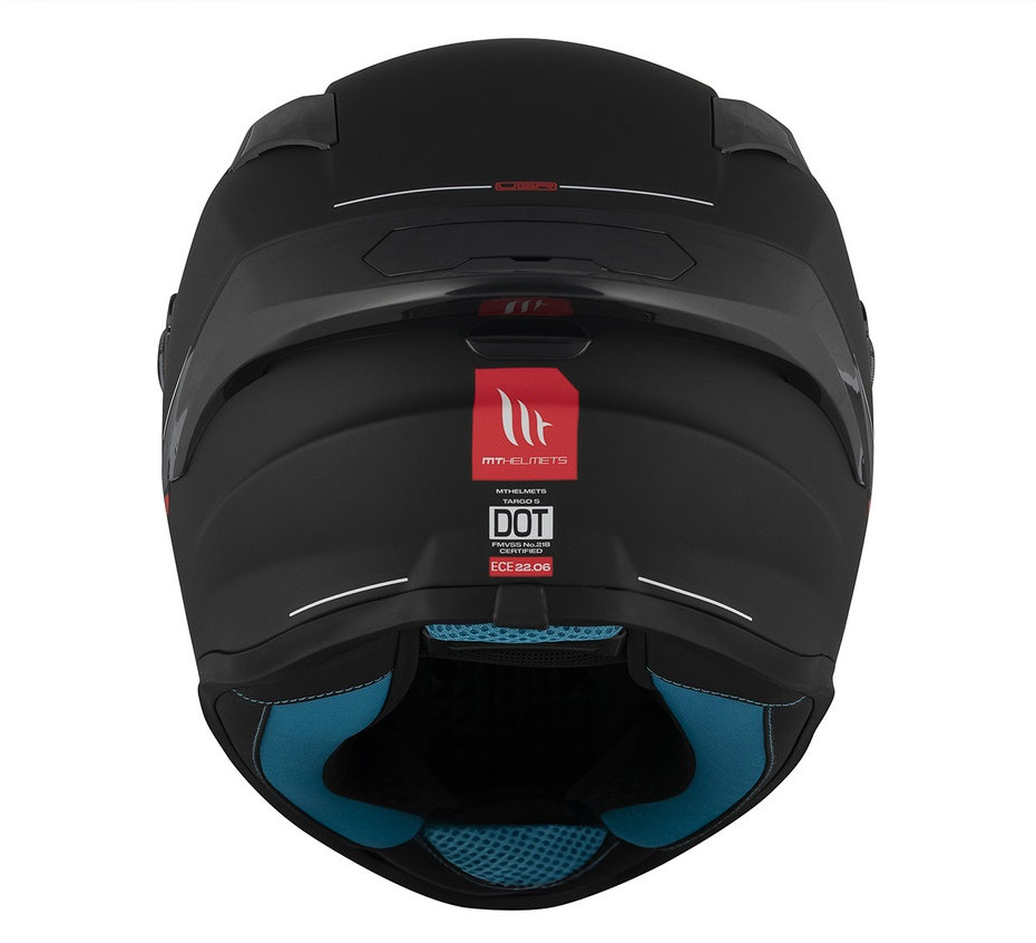 Casca moto integrala MT Targo S A1 - Negru Mat, HIRP, ECE 22.06/DOT [2]