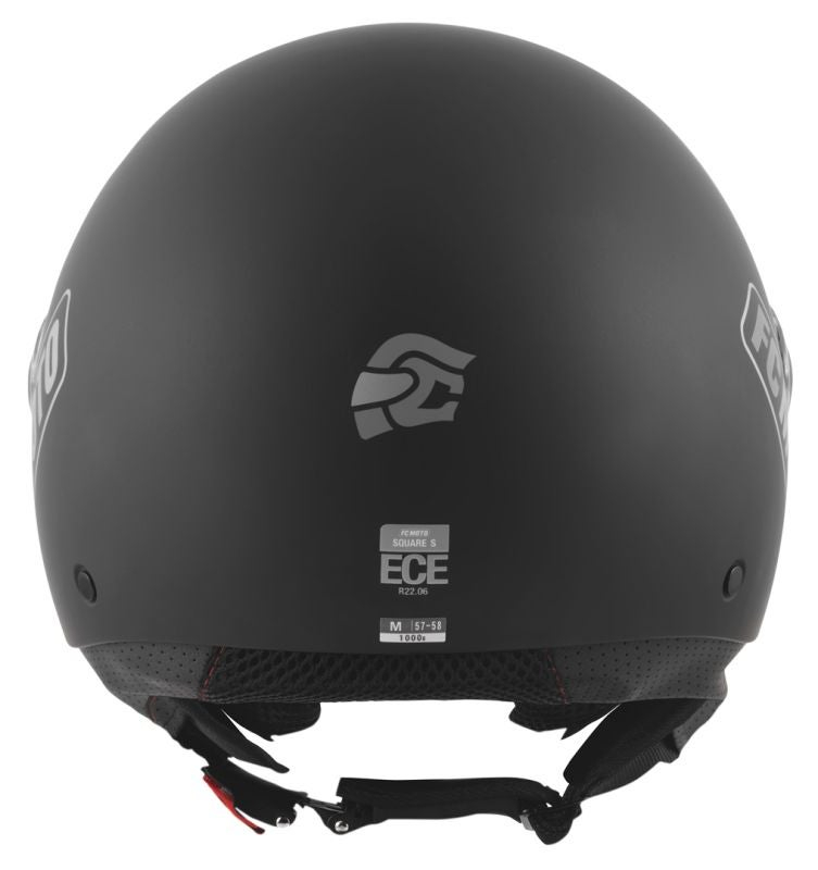 Casca moto open face (jet) FC-Moto Square-RS ECE 22.06 - negru mat/gri [4]