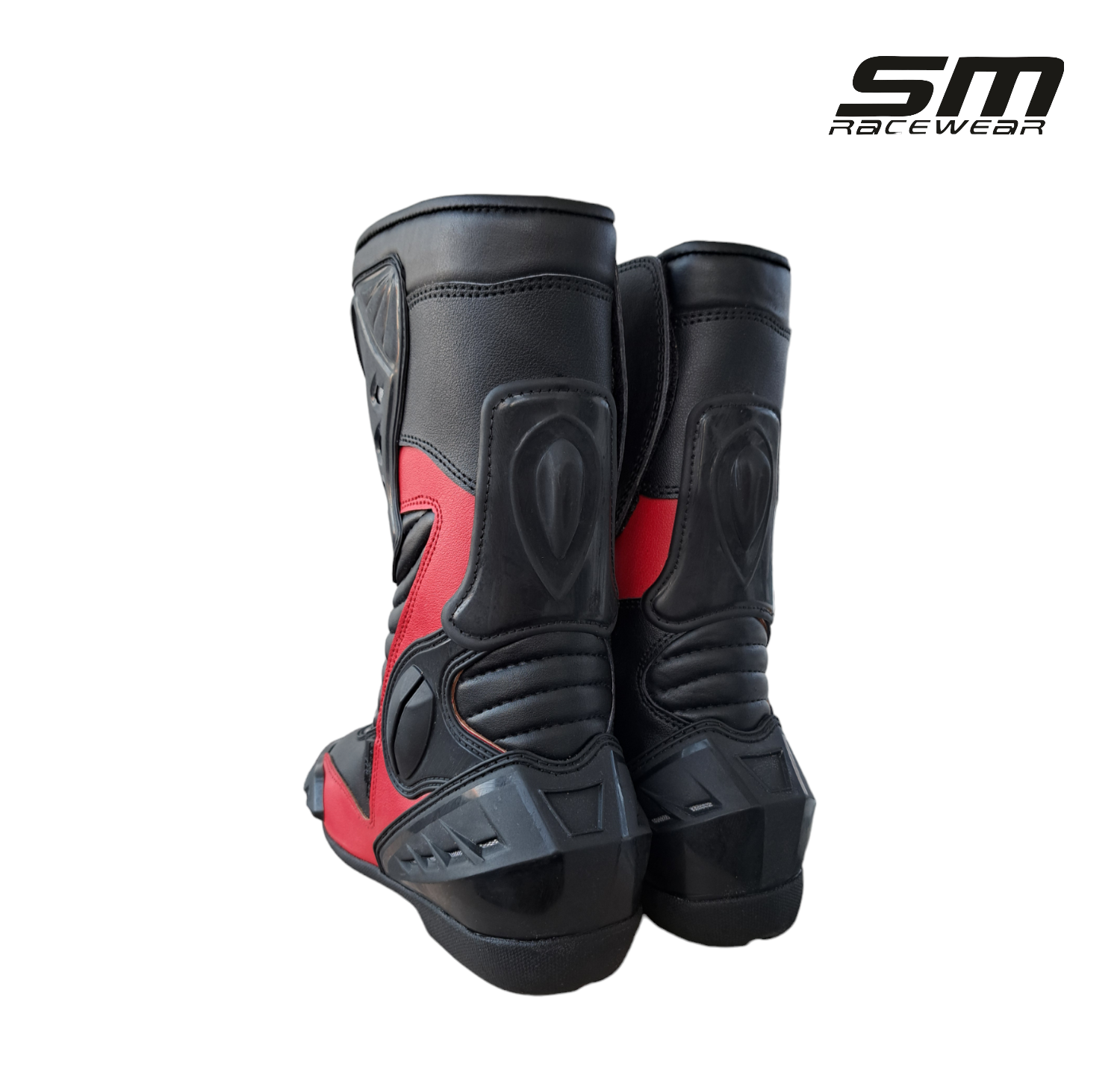 Cizme moto SM Racewear Detroit Long - piele naturala si compozit, protectii calcai-degete-lateral, aerisiri si mobilitate excelenta [11]