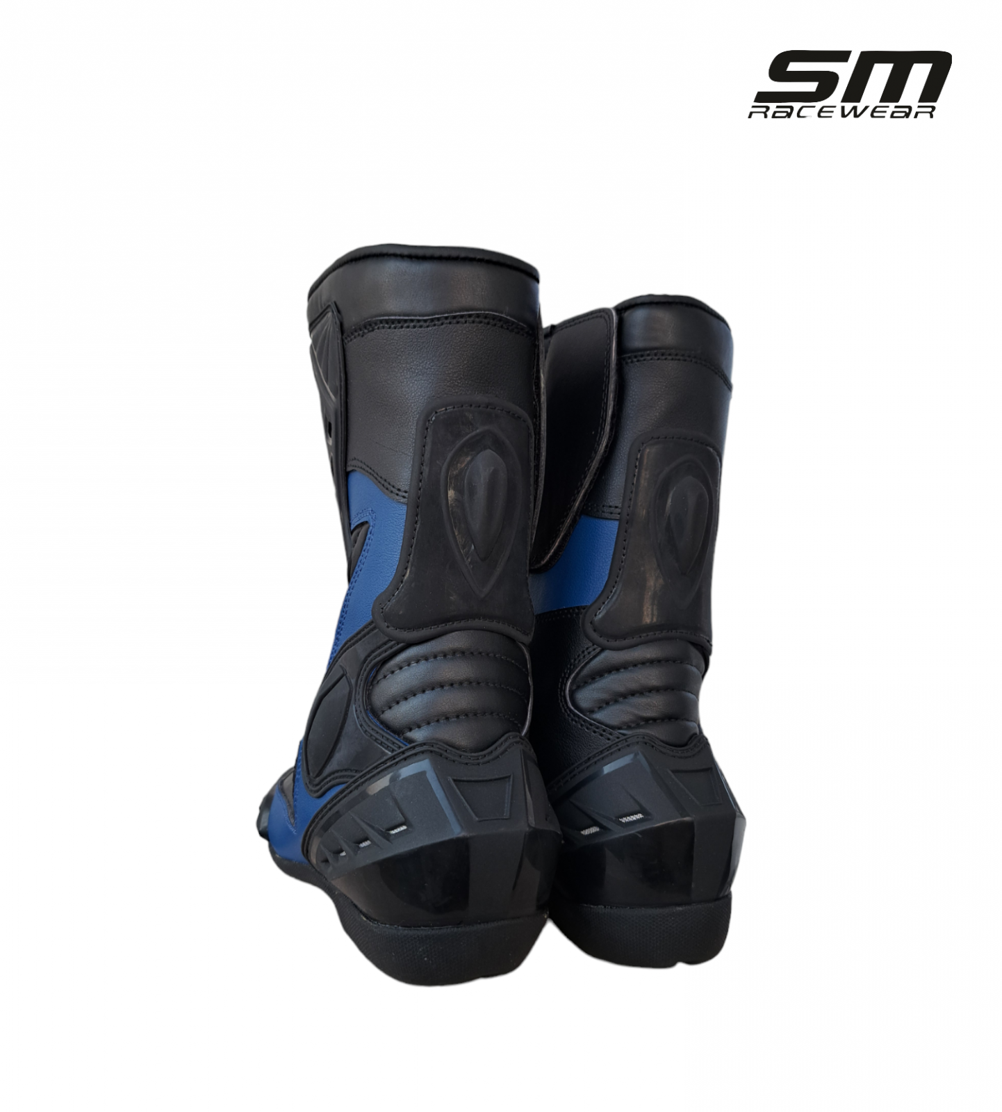 Cizme moto SM Racewear Detroit Long - piele naturala si compozit, protectii calcai-degete-lateral, aerisiri si mobilitate excelenta [1]
