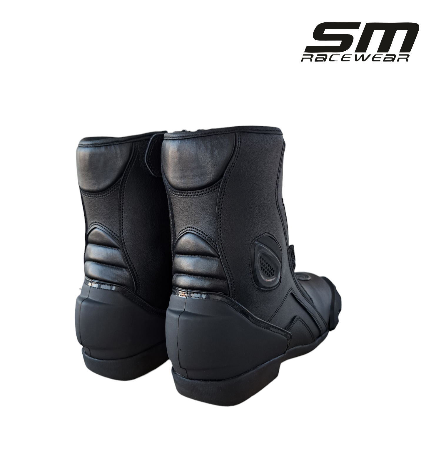 Cizme moto SM Racewear Detroit Short - piele naturala si compozit, protectii calcai-degete-lateral si mobilitate ridicata [3]