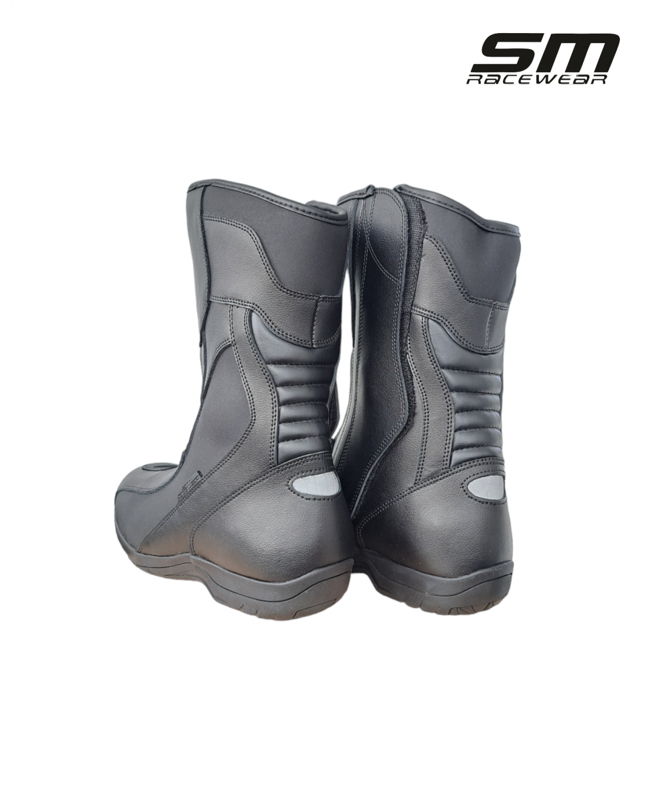 Cizme moto SM Racewear Jasper - piele naturala si materiale compozite, protectii calcai-degete, flexibilitate si element reflectorizant [5]