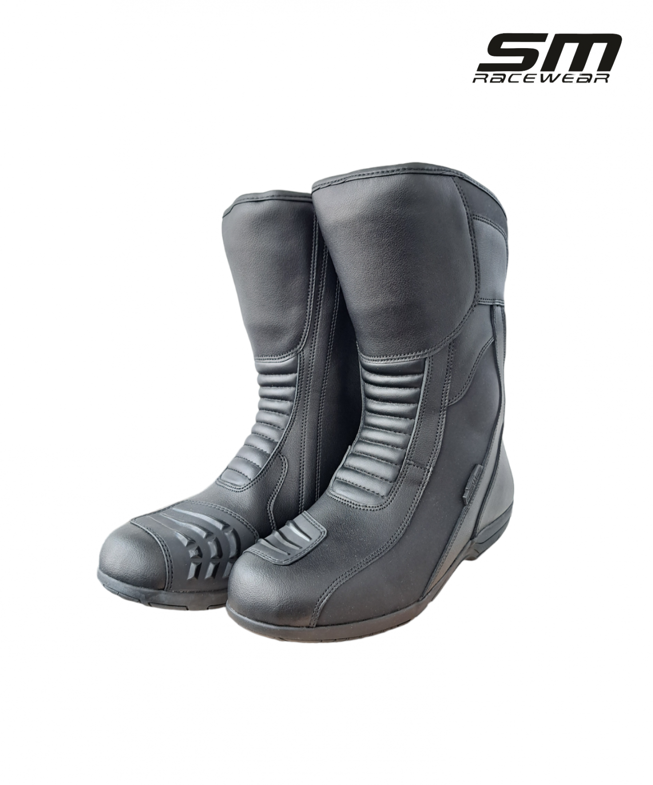 Cizme moto SM Racewear Jasper - piele naturala si materiale compozite, protectii calcai-degete, flexibilitate si element reflectorizant [3]