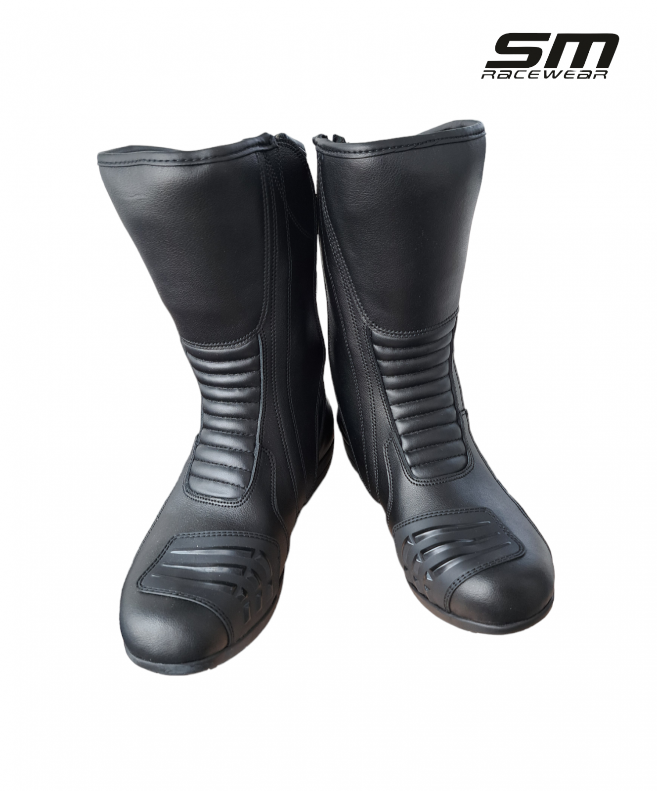 Cizme moto SM Racewear Jasper - piele naturala si materiale compozite, protectii calcai-degete, flexibilitate si element reflectorizant [4]