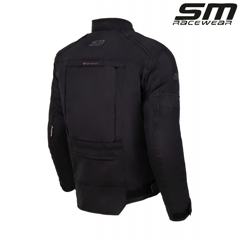 Geaca moto textila SM Racewear Maestro - Barbati - 4 Sezoane - Impermeabila, Captuseala termica si Protectii CE - Gri/Negru [1]