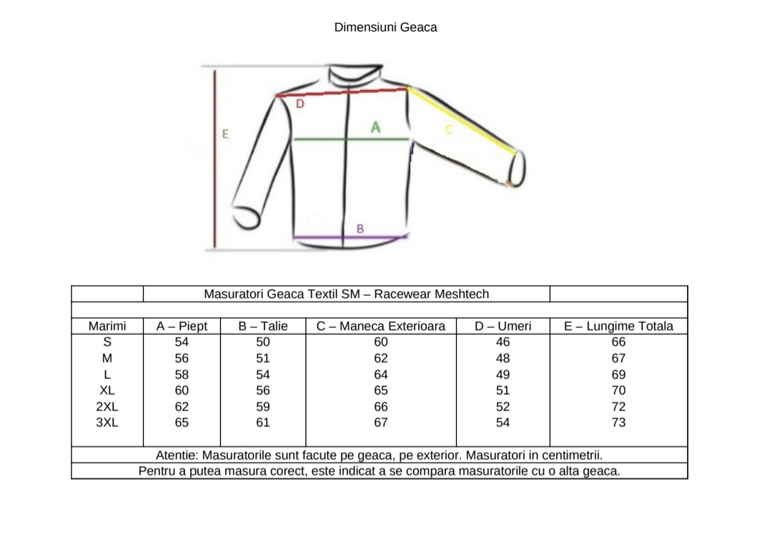 Geaca moto textila SM Racewear MeshTech - Barbati - Vara - Ventilata integral - Protectii CE - Negru [2]