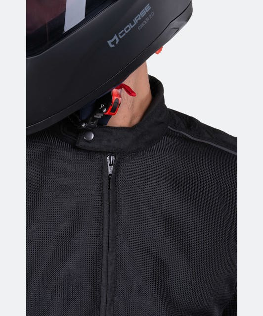 Geaca moto textil Course Vento Mesh - barbati, protectii CE, negru [6]