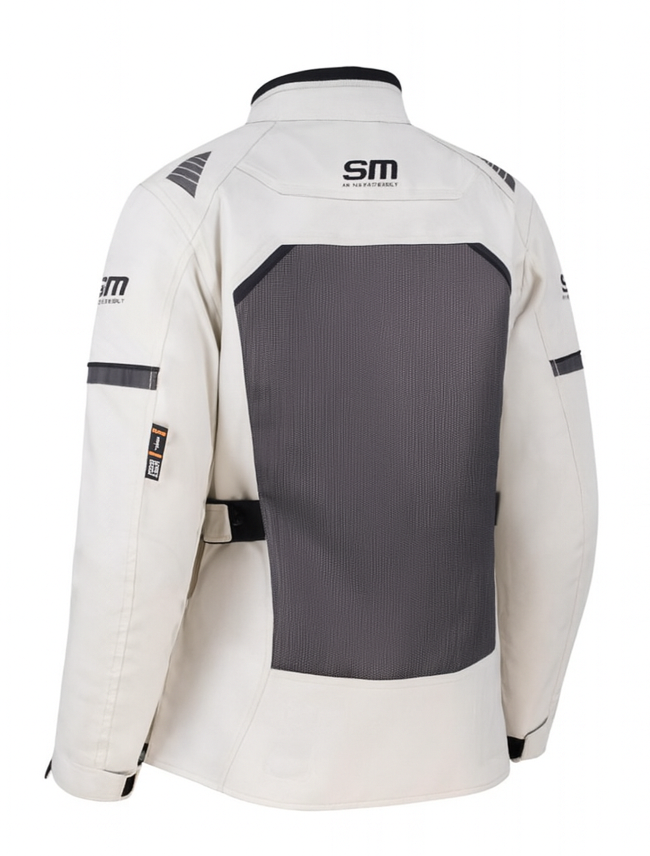 Geaca moto textila de dama SM Racewear Mesh 2.0 Lady - Vara - Ventilata si Impermeabila - Protectii CE - Negru [1]