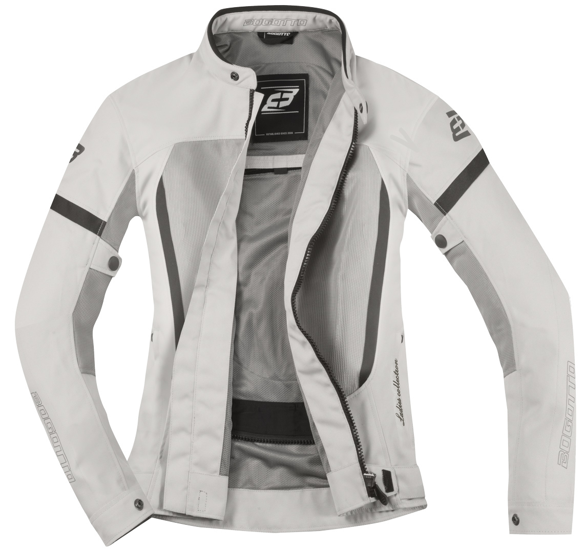 Geaca moto textil Bogotto Alastor, pentru femei, ventilata, protectii coate si umeri CE incluse [3]