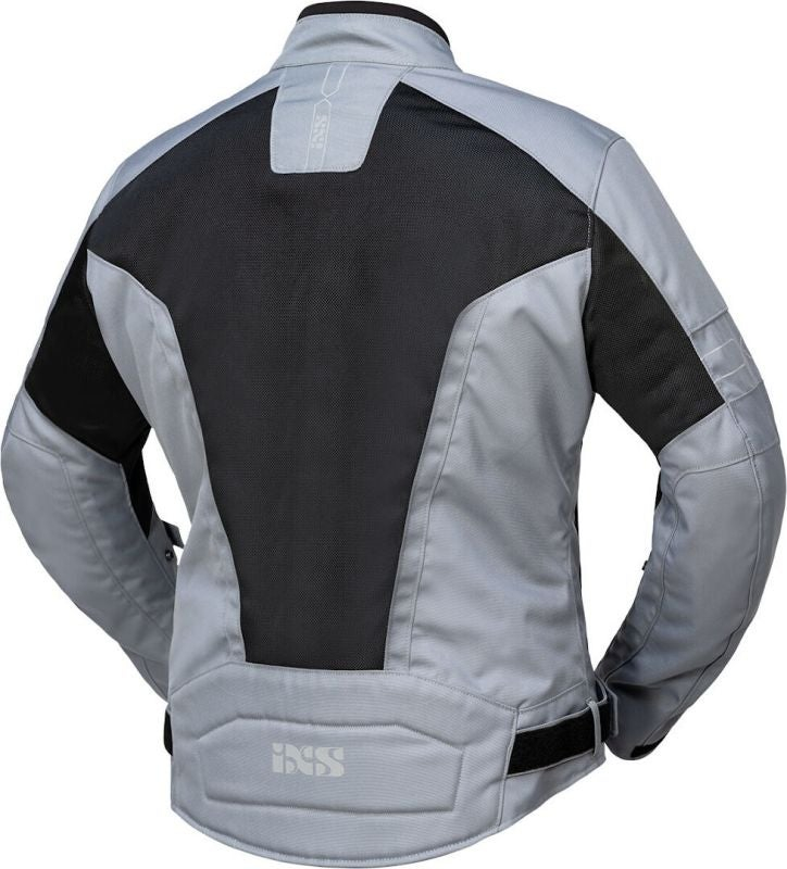 Geaca moto textila de vara IXS Evo-Air - mesh, ventilata, protectii impacTec nivel 1 - Gri/Negru [1]