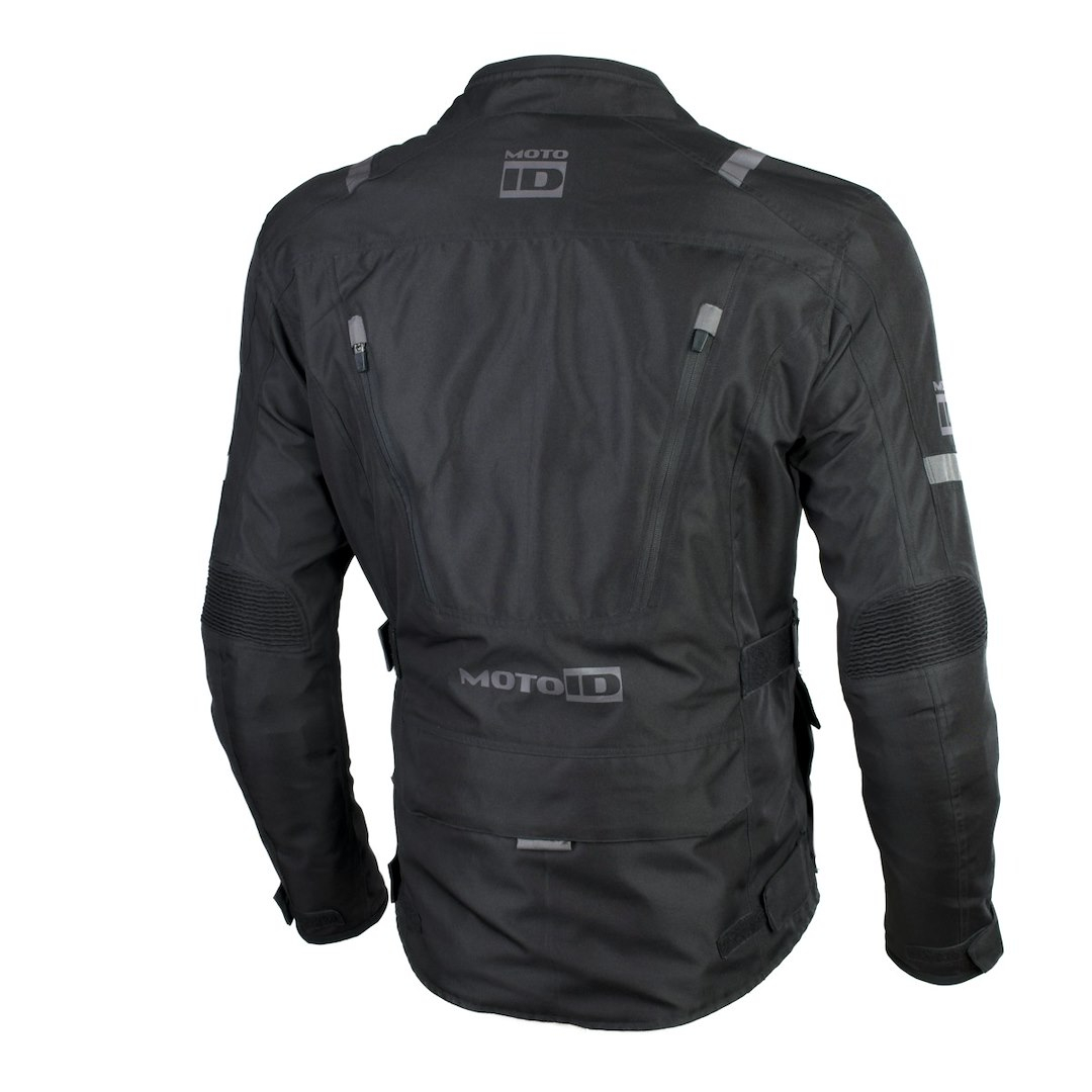 Geaca moto textila Moto ID Camino 2 - Barbati - Impermeabila si Ventilata - Protectii CE coate si umeri - Negru [1]