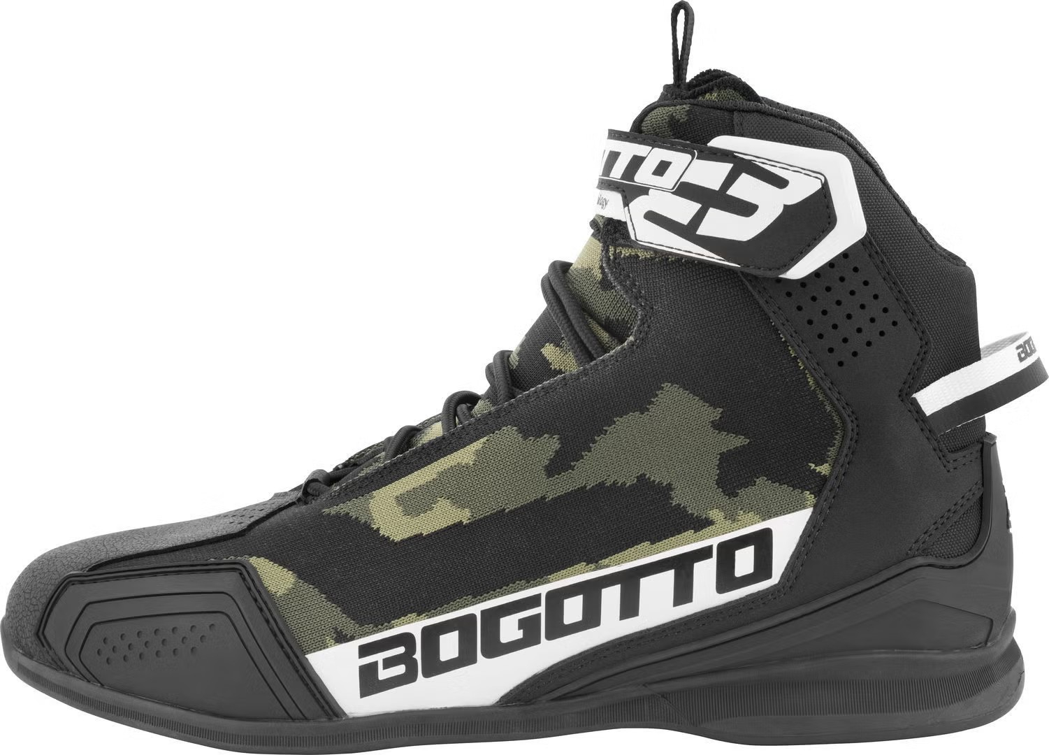 Ghete moto aerisite Bogotto Tokyo Camo, certificate CE [1]