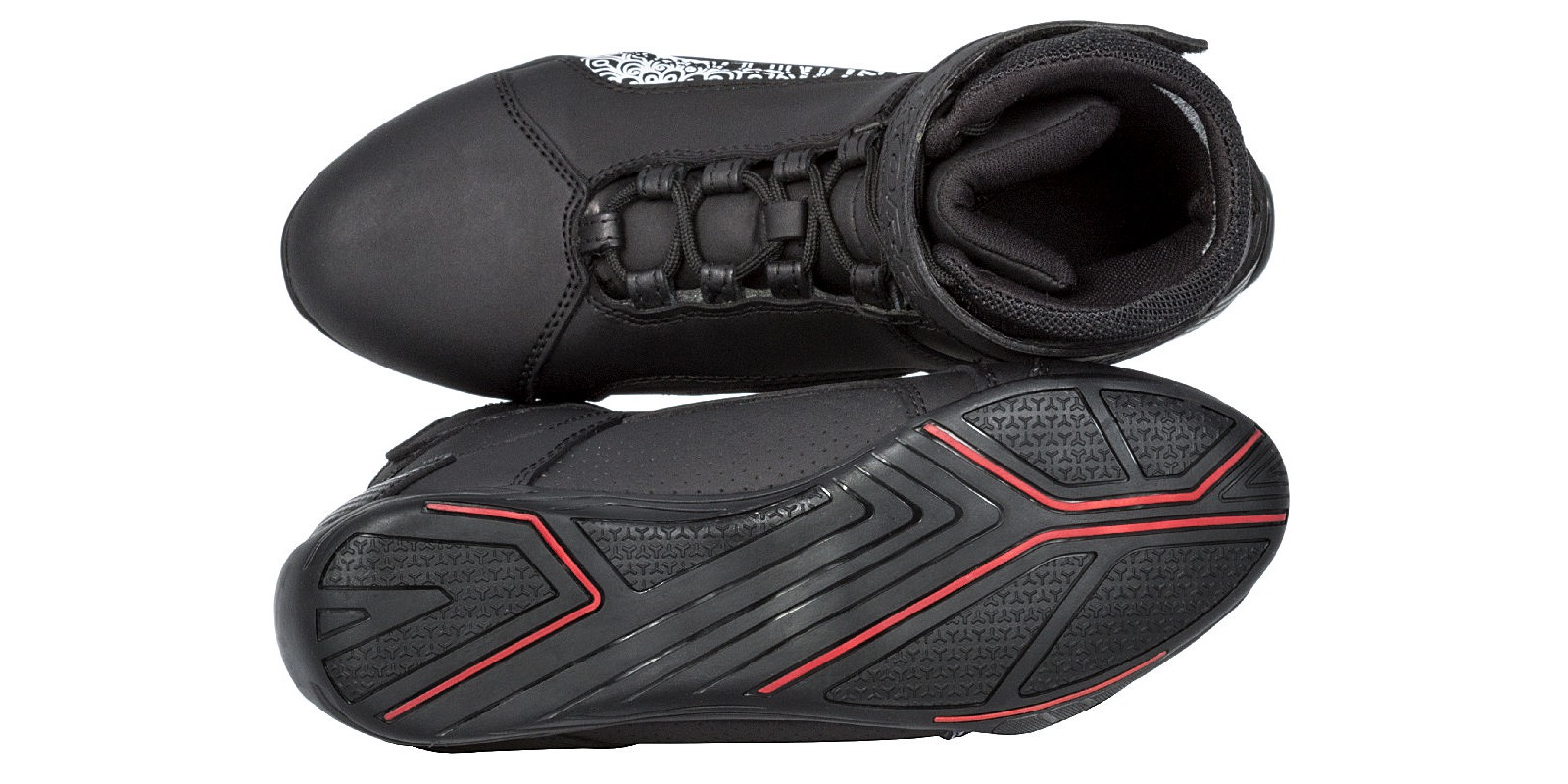 Ghete moto Kore Velcro 2.0 pentru femei (dama) - Certificate CE - protectii calcai-degete, mobilitate excelenta [1]