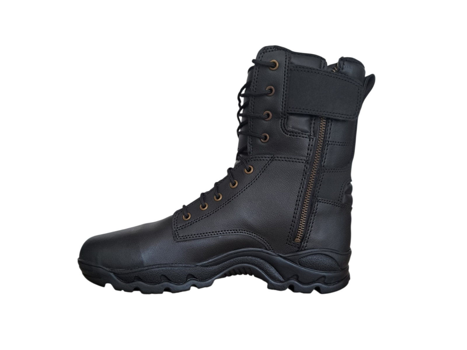 Ghete moto SM Racewear Crampon - constructie din piele, intarituri calcai-degete [2]