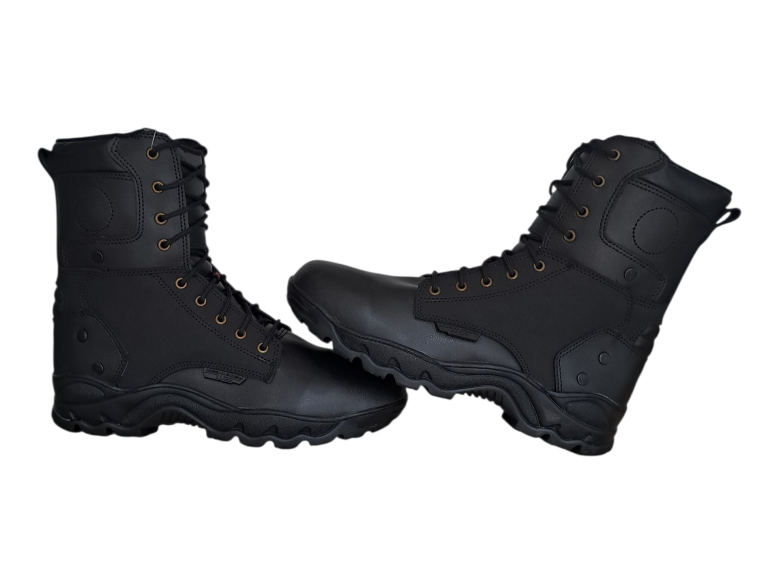 Ghete moto SM Racewear Crampon - constructie din piele, intarituri calcai-degete [4]