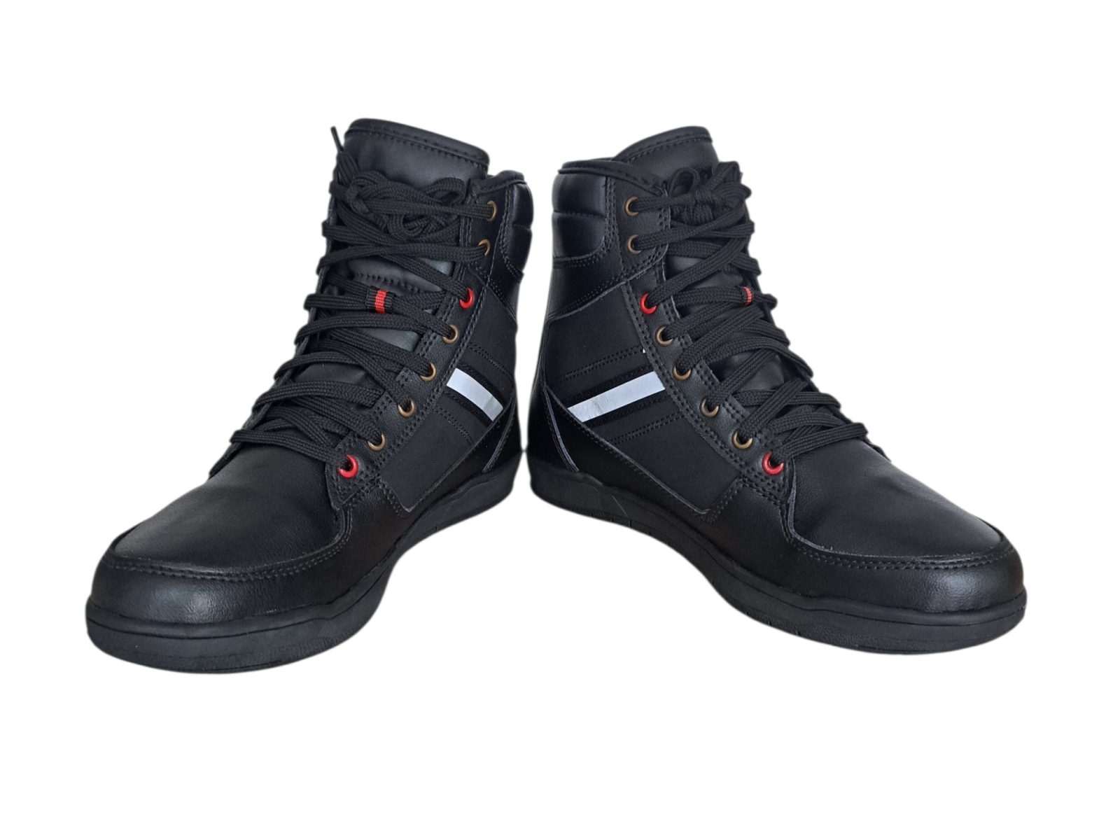 Ghete moto SM Racewear Sneak Adi - constructie din piele si compozit, intarituri calcai-degete si insertii reflectorizante [3]
