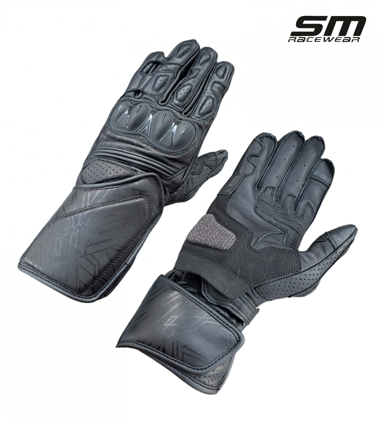 Manusi moto SM Racewear Akira - piele bovina dublata, protectii compozite extinse și sistem dublu de inchidere, diverse culori [5]